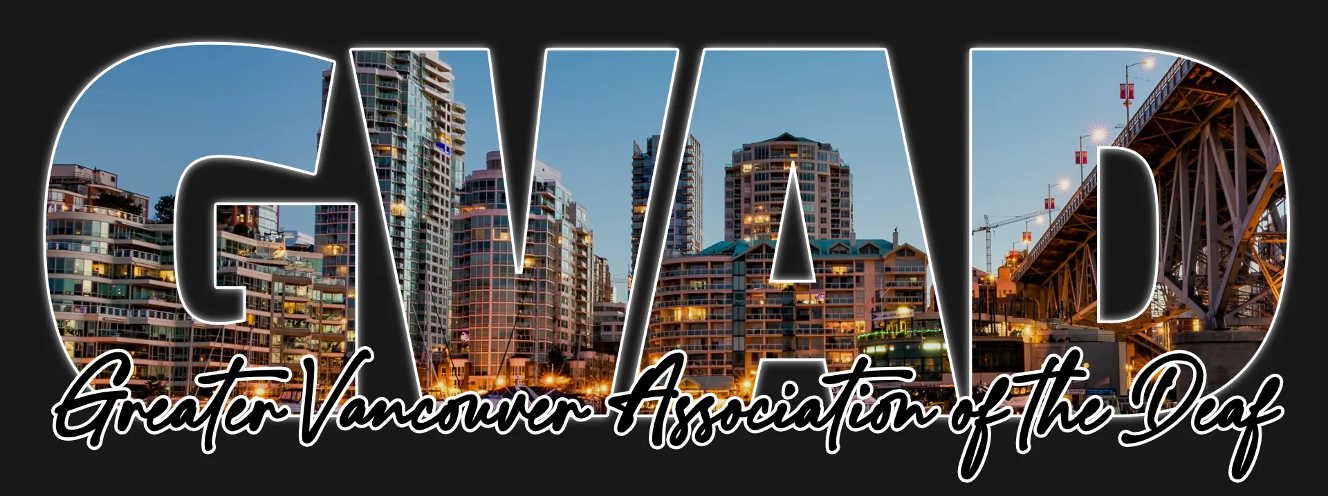 Greater Vancouver Association of the Deaf website cover image