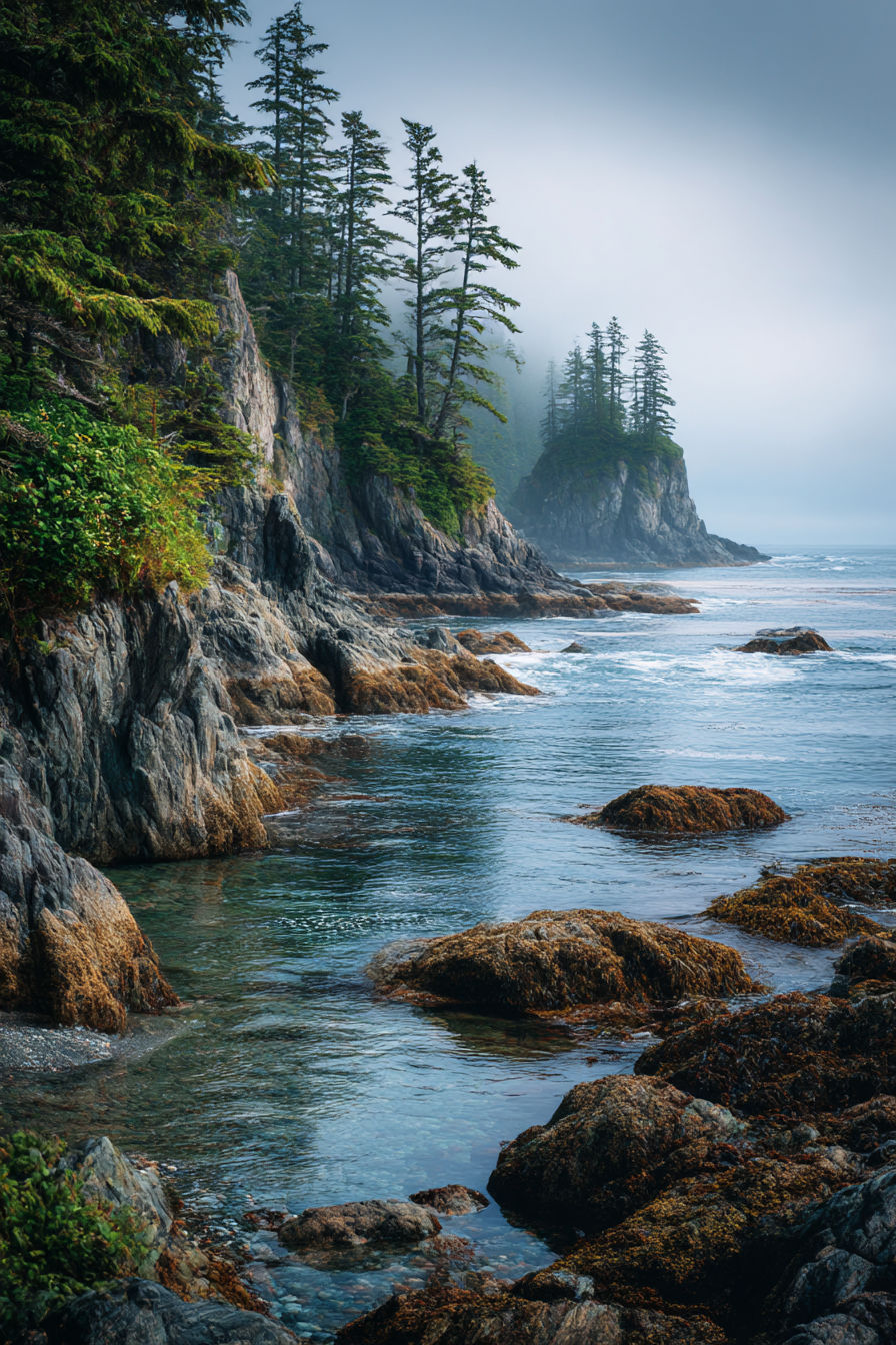 Image of the west coast of Canada