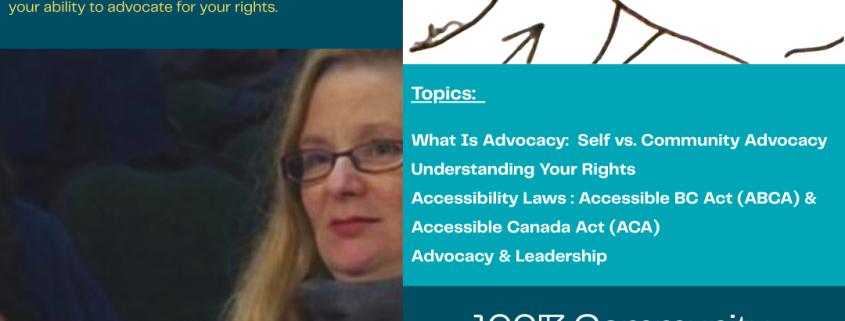Leadership 102 Workshop: Your Rights & Accessibility flyer