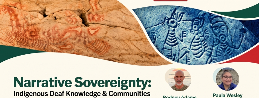 Header picture for Narrative Sovereignty, a GVAD presentation with Rodney Adams and Paula Wesley on November 15.